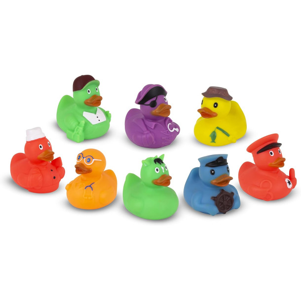 Coleção Patinhos De Vinil Para Banho 5 Peças Alpha Bebê 3 Meses