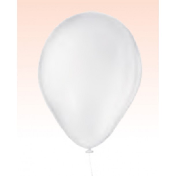 Balão N.07 Liso c/ 50 unidades Branco Polar