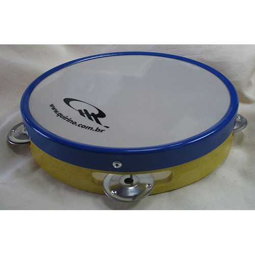 Pandeiro Inf. 08" Pol Com Pele Poliester Quirino Original