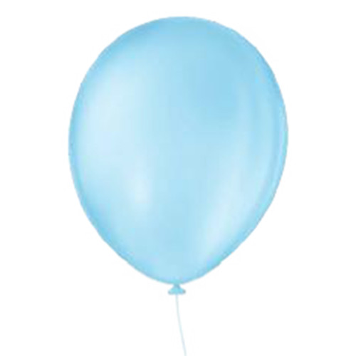 Balão N.11 Liso c/ 50 unidades Azul Baby