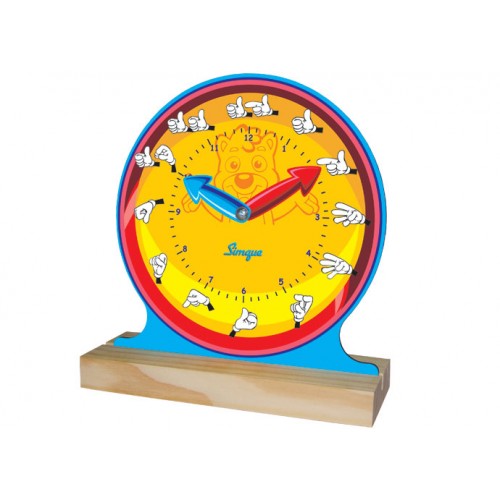 Relógio com Libras Educativo