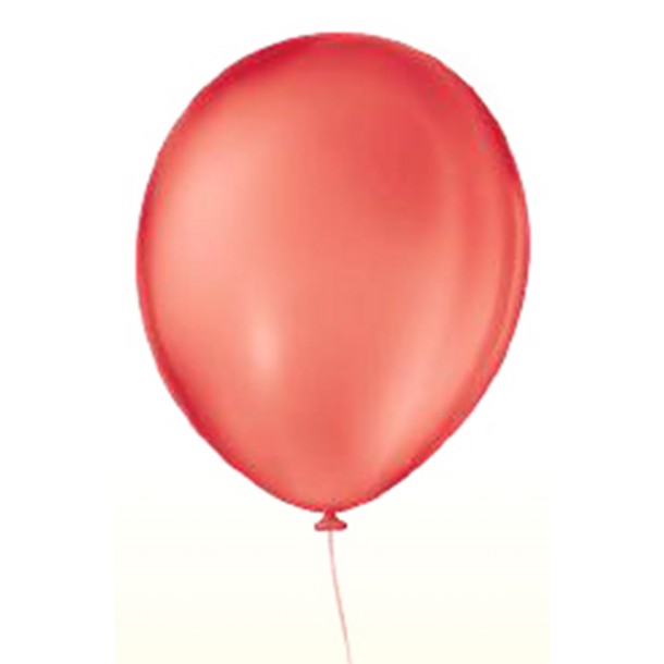 Balão N.09 Liso c/ 50 unidades Vermelho Quente