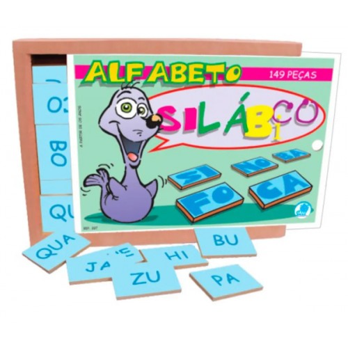 Alfabeto Silábico 149 pçs Alfabeto Silábico 149 pçs