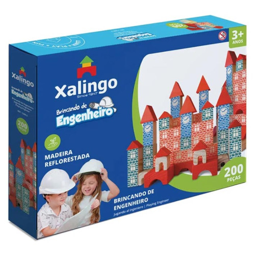 Brincando de Engenheiro 200 pçs Brincando de Engenheiro 200 pçs