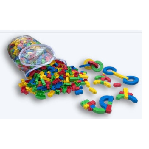 Sacolão Criativo Monta Lig 1000 pçs Blocos de Montar Lig Lig