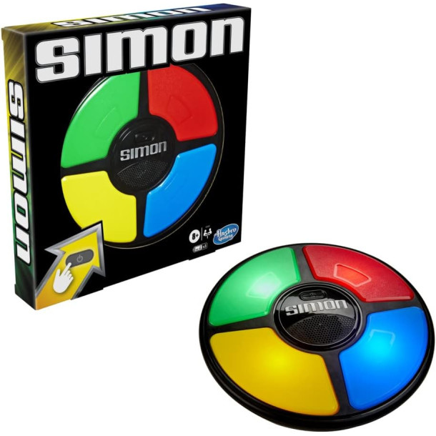 Simon Clássico Jogo Hasbro Eletronico Memoria Luzes e Sons