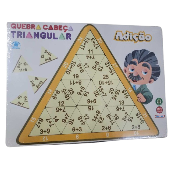 Quebra-Cabeça Triangular Adição