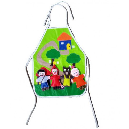 Avental Chapeuzinho Historias Em Corino Coepe