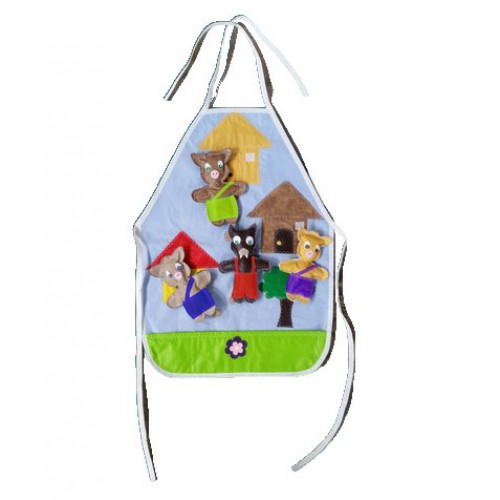 Avental 3 Porquinhos Avental De Historias Em Corino Coepe Com Personagens