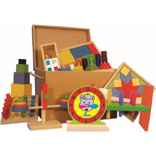 Baú Pedagógico c/ 10 brinquedos Baú Pedagógico c/ 10 brinquedos