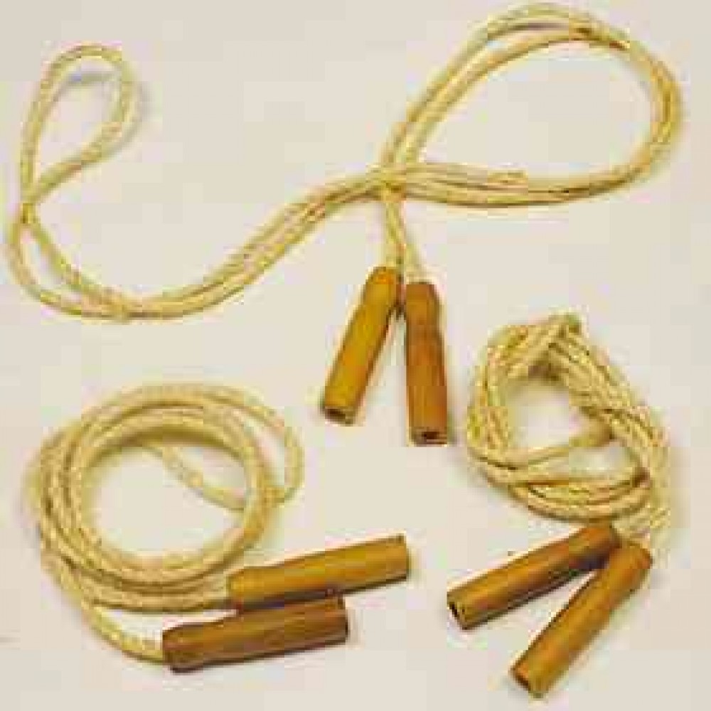 Corda de Pular de Sisal Com 6 m Brinquedo Educativo Tradicional