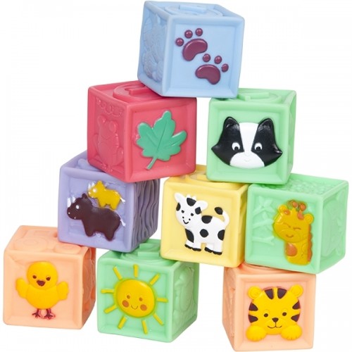 Cubinhos Educativos Alpha Vinil Macio Com Numeros 9 Pecas