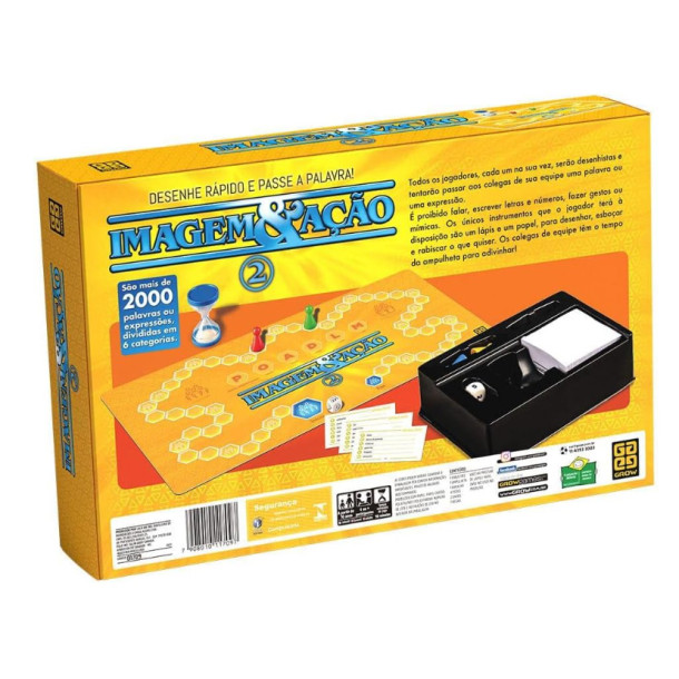 Imagem e Ação II Jogo Grow Classico De Desenho 2400 Palavras