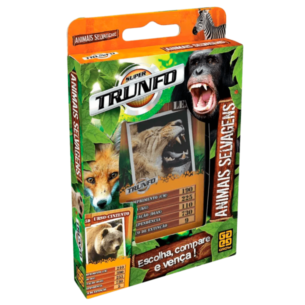 Super Trunfo Animais Selvagens