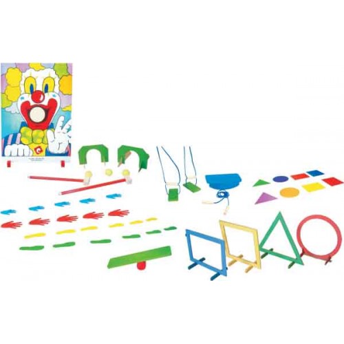 Linha Movimento 2 Conjunto De Atividades Psicomotoras Carlu 65 Pçs