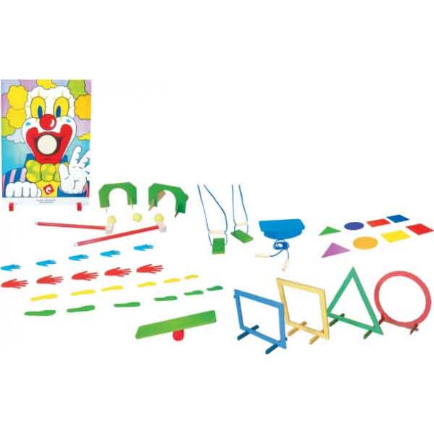 Linha Movimento 2 Conjunto De Atividades Psicomotoras Carlu 65 Pçs