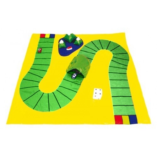 Corrida Gigante Jogo de Percurso Tapete 2x2m Em Vinil Coepe Escolar