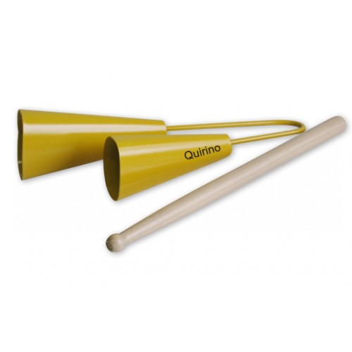 Agogô Pequeno Duplo Pintado Infantil Agogô Pequeno Duplo Pintado Infantil