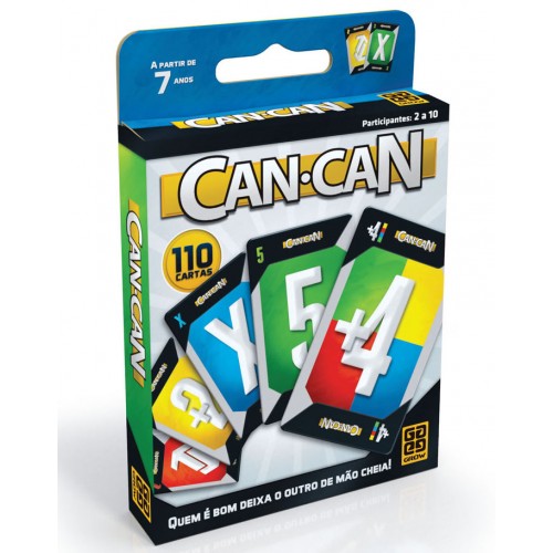 Can Can Jogo De Cartas 110 Cartas Familia E Amigos