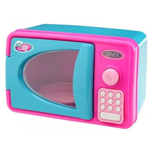 Micro-ondas Infantil Usual Plastic - Brinquedo de Cozinha com Luz e Som