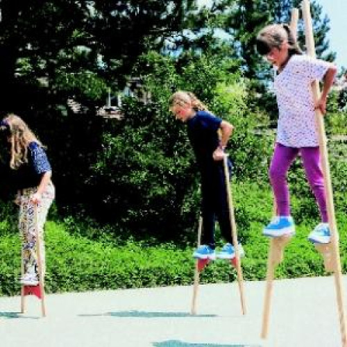 Perna de Pau (Par) em Madeira Natural 1,50m Par Resistente