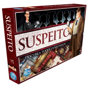 Suspeito Jogo Pais e Filhos - Tabuleiro de Mistério e Investigação | Detetive Estratégia Familiar | A partir de 7 Anos