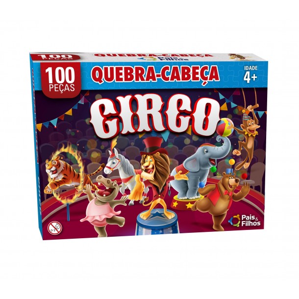 Quebra-Cabeça Circo 100 pçs