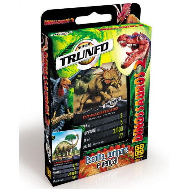 Super Trunfo Dinossauros 2