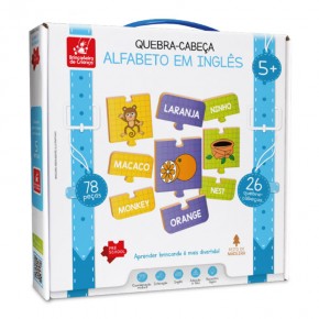 Quebra-Cabeça Alfabeto em Inglês