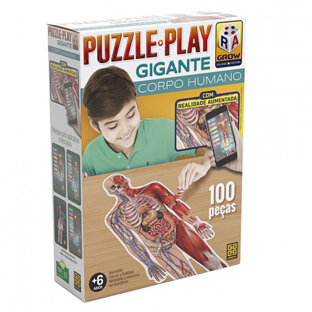 Puzzle Play Gigante Corpo Humano