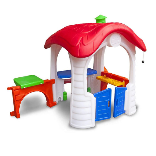 Casinha Petit c/ Mesa e Banco