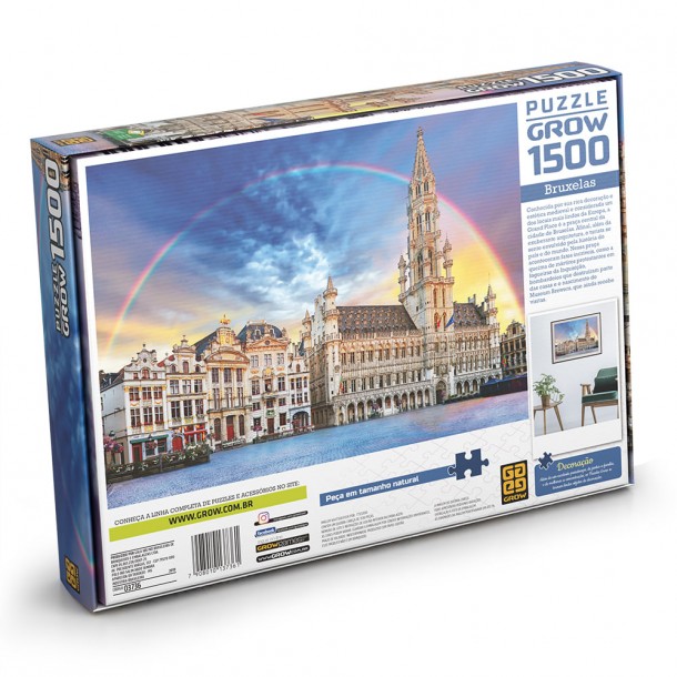 Puzzle 1500 peças Bruxelas