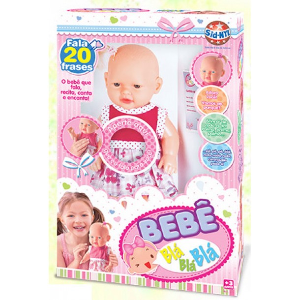 Boneca Bebê Blá Blá Blá
