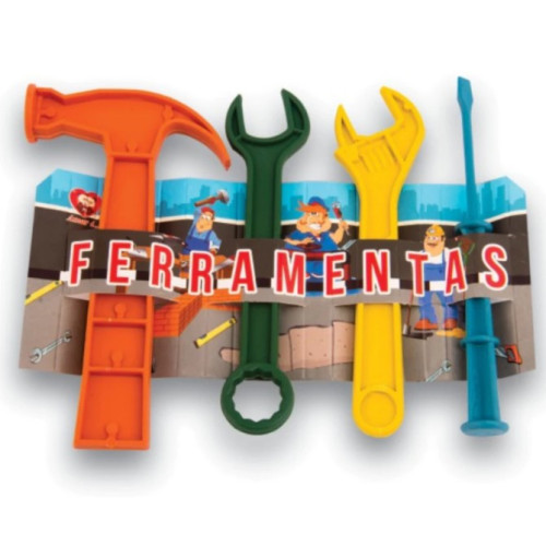 Kit Ferramentas solapa Brinquedo Infantil 4 Peças Amar É Kit Ferramentas solapa Brinquedo Infantil 4 Peças Amar É