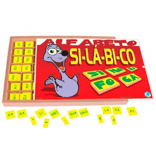 Alfabeto Silábico 359 pçs Alfabeto Silábico 359 pçs