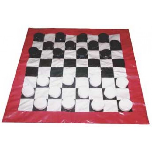 Dama de Vinil 1,20x1,20m Jogo Em Vinil Coepe 24 Pecas