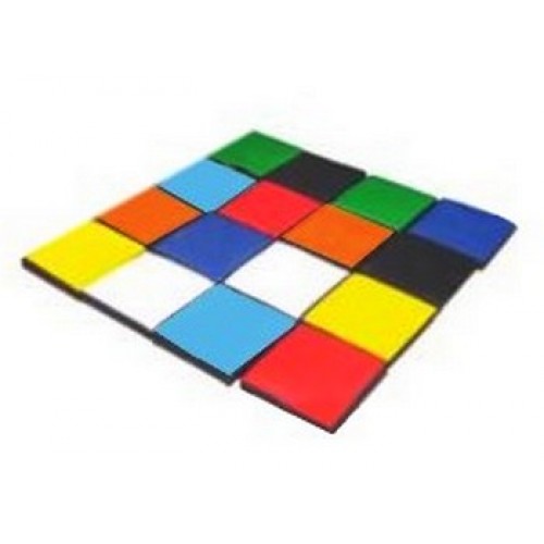 Memória de Cores Jogo Gigante 15cm Vinil 18 Pecas