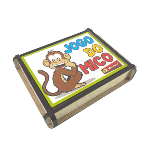 Jogo do Mico Madeira com Caixa Estojo Maninho Brinquedos