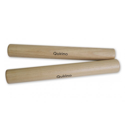 Clave de Rumba (par) Infantil Par Madeira Natural Quirino Musicalização Clave de Rumba (par) Infantil Par Madeira Natural Quirino Musicalização