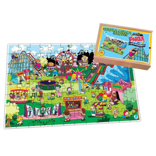 Quebra-Cabeça Gigante Parque 96 pçs Quebra-Cabeça Gigante Parque 96 pçs
