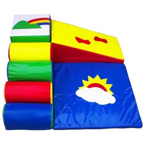 Play Maternal de Corino 1,50x1,50m Em Corino Coepe 7 Pecas