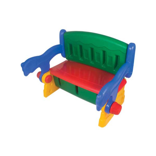 Banco Baú e Mesa Mix Atividades Infantil Mix Atividades 3 Em 1 Alpha