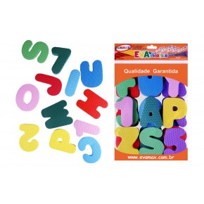 Letras Alfanumérico GG - 36 pçs 5mm