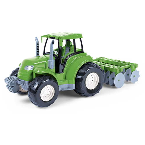 Trator Arado Grande Poliplac com Pneus de Borracha e Movimento