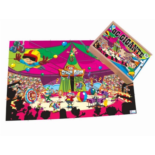 Quebra-Cabeça Gigante Circo 12 pçs