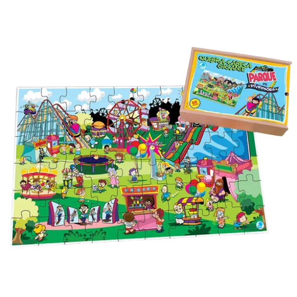 Quebra-Cabeça Gigante Parque 60 pçs