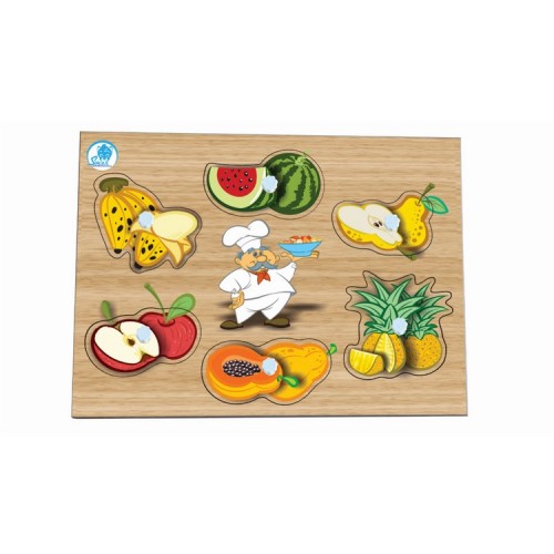 Quebra-Cabeça Pinos Salada de Frutas