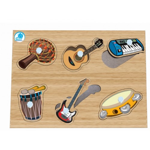 Quebra-Cabeça Pinos Instrumentos