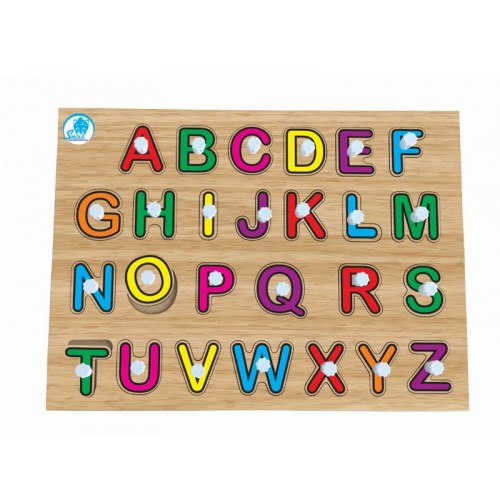 Quebra-Cabeça Pinos Alfabetização