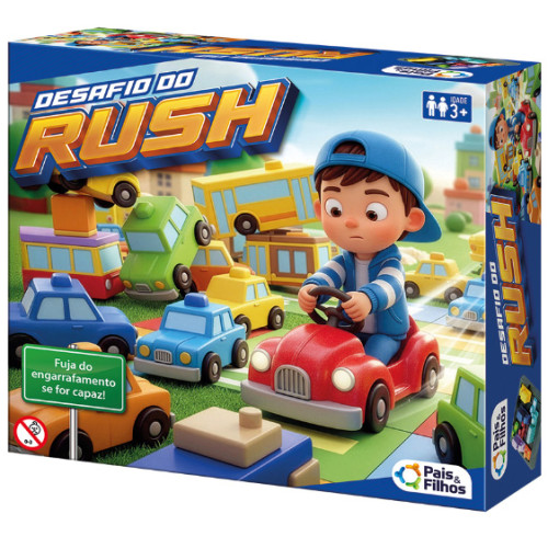 Desafio do Rush Jogo De Lógica Escape Infantil Pais & Filhos